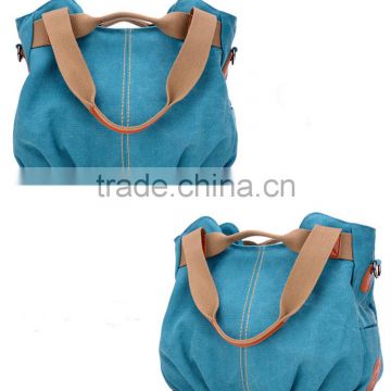 new design Alibaba long strap canvas messenger bag