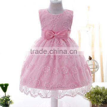 New style fashion infant girl lace clothes daily casual cute baby dress pictures