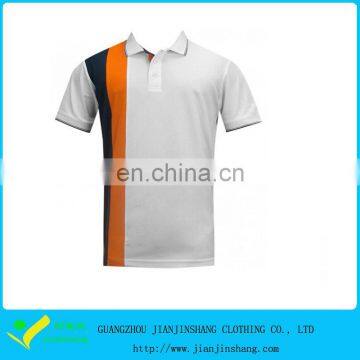 Mens Slim Fit Dry Fit Striped Golf Polo Shirts With Snap-Fastener Design