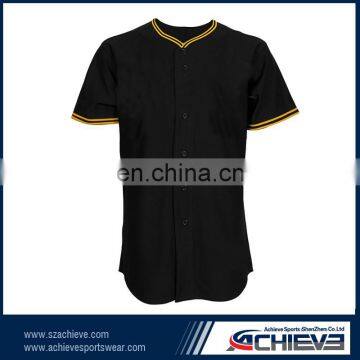 hot selling sublimation polyester fitness cheap baseball jersey