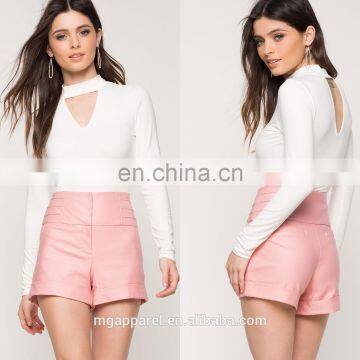 Custom made women clothing 2017 summer women shorts wholesale