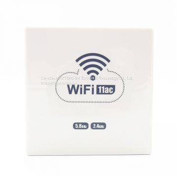 Dual Band IEEE 802.11ac 2.4GHz/5GHz In-wall Wireless Wi-Fi Access Point Socket Wifi AP Router