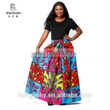 African women clothes African garment manufacturer maxi Ankara skirt