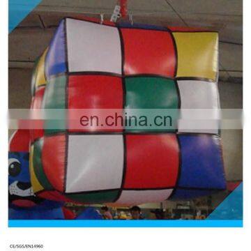 Giant Pvc Inflatable Magic Cube Helium Balloon for Advertising