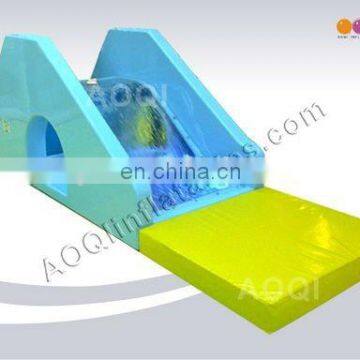 AOQI hot sale glass fiber reinforced plastics waterfall slide for kids