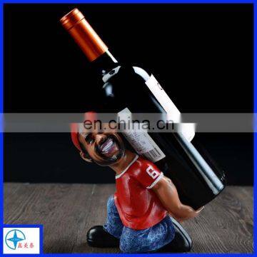 New Creative Product 2017 Resin Figurine Red Wine Rack