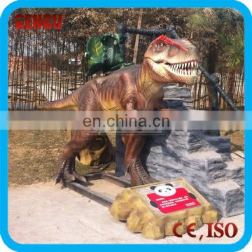 Entertainment Park Coin Operated Robotic AnimatronicDinosaur Rides