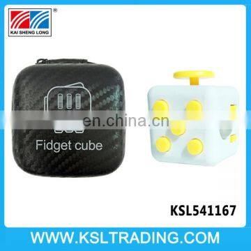 Children and adults hand fidget cube plastic toys with specification