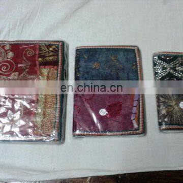 PATCHWORK PAPER NOTEBOOKS SET OF 3 PCS SET photo-3