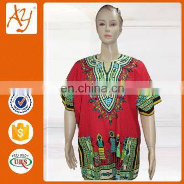 Fashion African Traditional Clothing Dashiki African Shirt Dress for Women