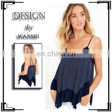 fashion lady summer blouse sexy camisole Spaghetti tank top