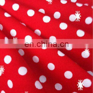 97% cotton3%spandex/stretch dot print ladies shirt and dress