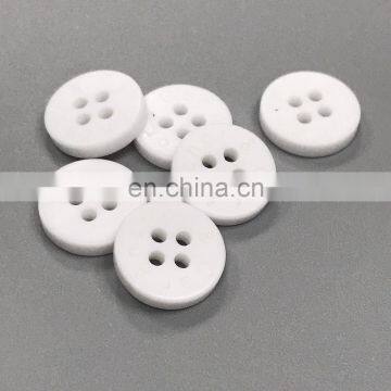 white large plastic resin sewing clothing buttons for shirt