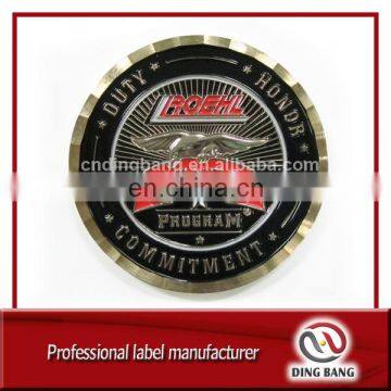 Top Quality OEM Accepted Embossed And Color Enamel Type Metal Single Side Honor Custom Souvenir Coin