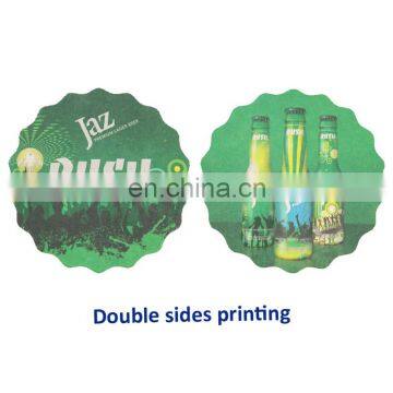 promo brand name customised beer mat coaster