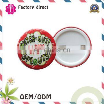 Cheap Round Advertising Tin Button Badge Pin/Blank Tinplate Badge Suppliers/Manufacturers photo-3