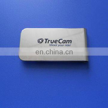 laser logo customized design promotional metal money clip