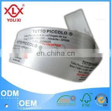 Printed roll clothing labels manufacturers