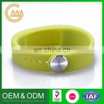 Customized Logo Silicone Bracelets Wholesale Various Colors Smart Wrist Band For Women