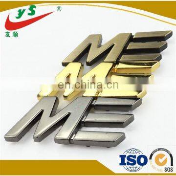 Silver Number Letters Custom Logo Stickers for Luggage photo-2