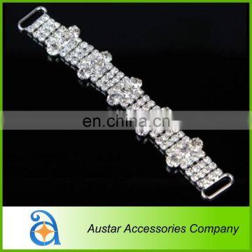 Wholesale diamante rhinestone connector for bikini