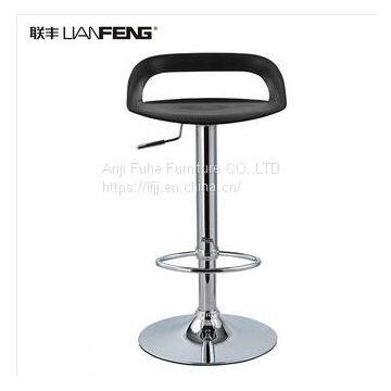 high swivel PP plastic bar chair with footrest bar furniture