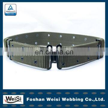 PP material combat tactical belt with hook up buckle