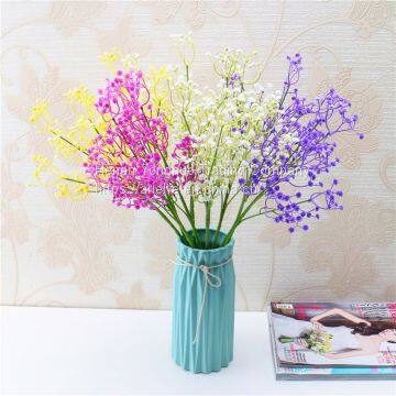 Factory Wholesale Bridal Bouquet Beautiful Artificial Single Stem Gypsophila Flower For Wedding Decoration