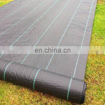 Anti uv plastic agricultural woven pp weed control mat