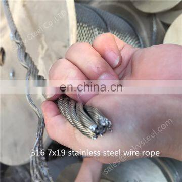 stainless steel cable 3/8 ends cable 3/4