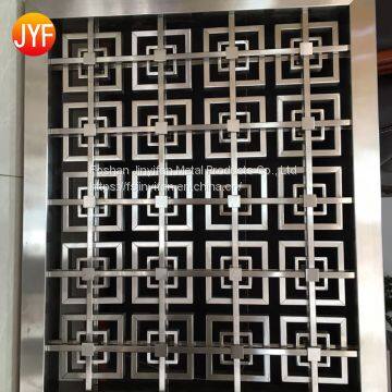 OEM service decorative stainless steel laser cut room partitions for living room