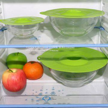 5PCS Reusable Silica Gel Spill Stopper Cover Universal Silicone Food Bowl Pot Lid Silicone Cover Pan Cooking Kitchen Accessories photo-3