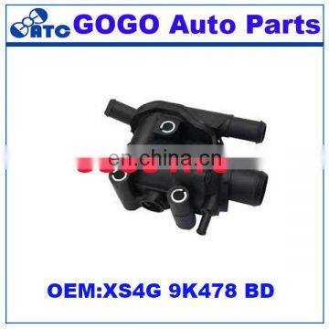 Thermostat Housing For 2000-2004 F o cus Zete c--1319480 XS4G9K478BB XS4G9K478BC XS4G9K478BD XS469K478BD 1097897 1138451