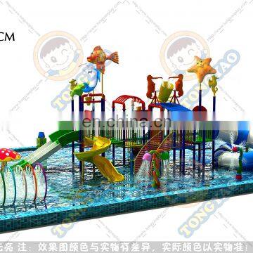 Guangzhou Factory Kids Play Set Swimming Plastic Pool Water Slide