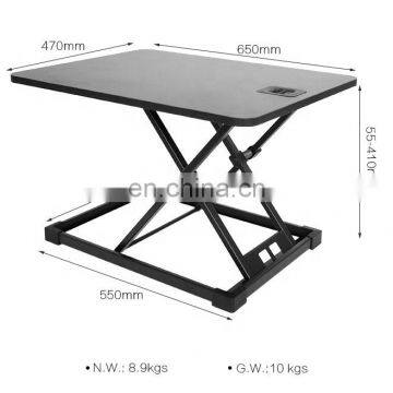 Adjustable computer table,Electric adjustable sit and stand laptop and computer