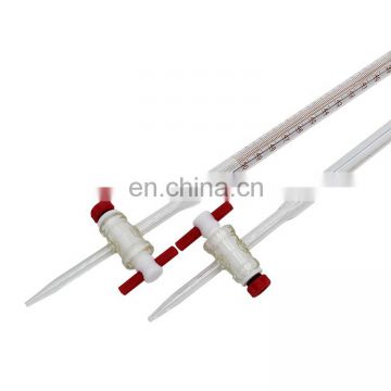 Chemistry lab 10ml 25ml 50ml 100ml acid base glass burette