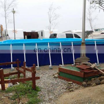 Commercial PVC Portable Rectangular Metal Swimming Water Pools Stainless Steel Swimming Pool Fittings