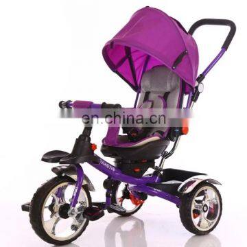 360 degree rotating plastic tricycle kids bike / cheap baby tricycle for sale