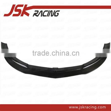 REZ STYLE CARBON FIBER FRONT BUMPER LIP FOR MERCEDES BENZ A-CLASS W176 FRONT LIP (JSK061006)