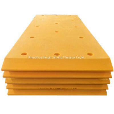 UHMWPE frontal face pad for marine rubber fenders