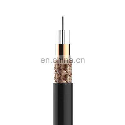 good quality cctv cables copper aluminum braid rg6 coaxial tv cable with best prices