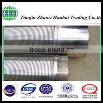 Stainless Steel Wedge Screen Water Well Filter and Sand Control Screen Pipe