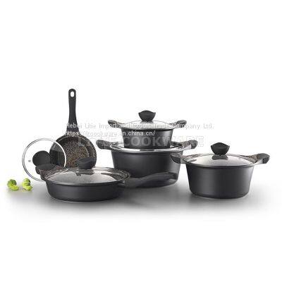 Non Stick Die Cast Marble Coating Aluminum Casserole Wholesale Aluminum Casserole photo-3