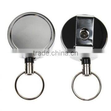 Pull Key Reel Wearable Key Organizer, Stainless Steel