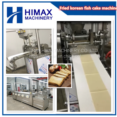 2021New Design Korean Food Fried Fish Cake Oden Making Plant Production Line Forming Machine photo-3