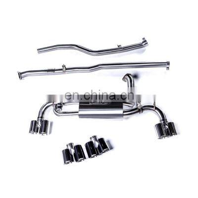 For BMW 5 series G30 G38 change to HSR stainless steel Exhaust rear throat