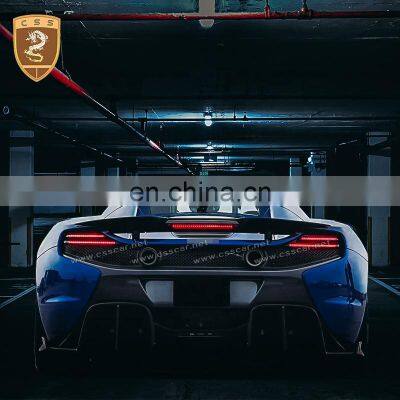 Upgrade To 675LT Style Front Bumper Rear Diffuser Spoiler Wing Body Kits For McLaren 650S photo-4