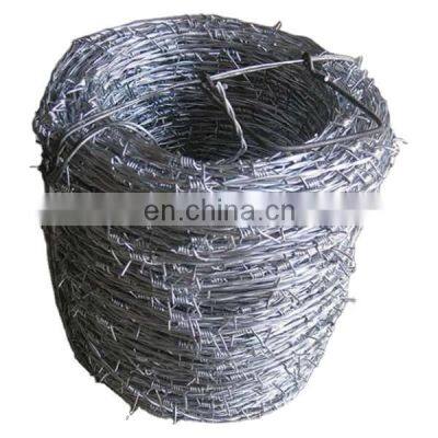 2020 Best Selling ! Electro Galvanized Hot-dipped Galvanized Barbed Wire Fence photo-2