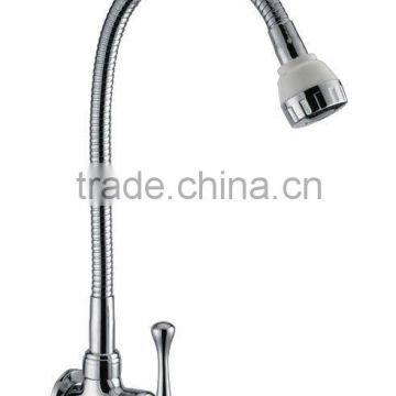 Kitchen Faucet Wall Mount Bathroom Sink Faucets Single Handle Brass Zinc Alloy Handle Ceramic Spool Cold Tap KL-1212
