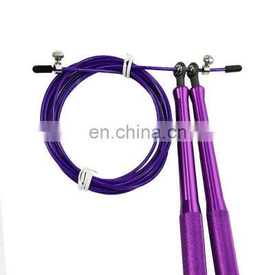 Customized Home High Quality Jump Rope With Aluminum Alloy Handle Fitness Sports Jumprope Wire Skipping Rope